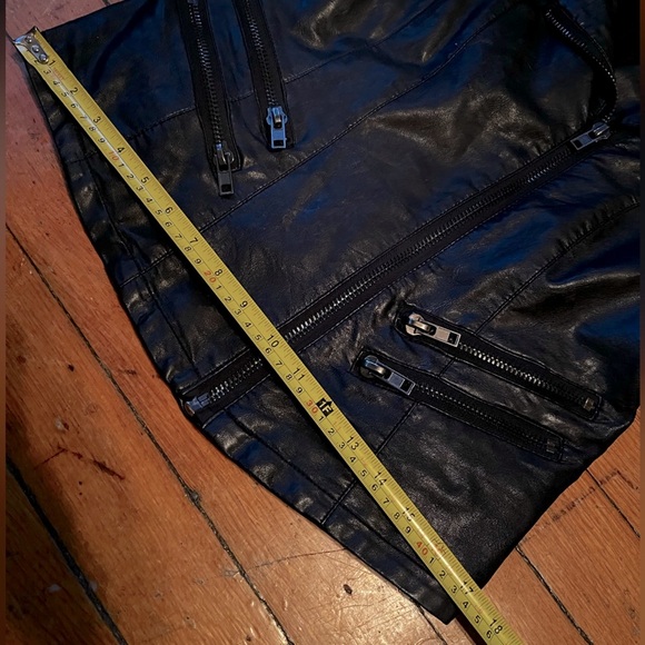 Faux Leather Moto Jacket (M) - Picture 5 of 8